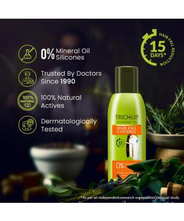 Trichup Hair Fall Control Oil Combo - 3 x 200ml | International Shipping Available - Buy Online on GoSupps.com
