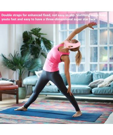 Facial Lifting Strap V Line Mask Neck Double Chin Belt - Pink Chin Lifting Firming Wrap - Buy Online on GoSupps.com