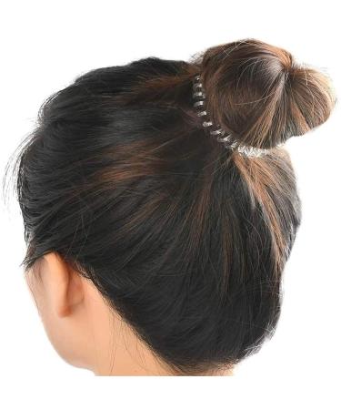 Spiral Hair Ties - 20 Waterproof Plastic Hair Coils for All Hair Types | Ponytail Holders for Women & Girls - Buy Online on GoSupps.com