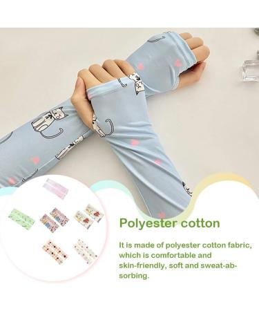 Nilioyul 1 Pair Children Arm Sleeves Ice Silk Sleeve Summer Elastic Sun Protection Cover Lightweight Breathable Arms Gloves Type 1 - Buy Online on GoSupps.com