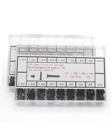 Lurrose 500 pieces screwdriver set micro screws Set screws range screwdriver replacement screw glasses.