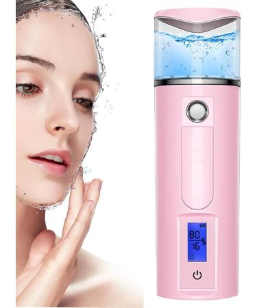 Mist Sprayer - Portable Nano Mist Sprayer with Skin Analysis - Hydrating USB Rechargeable Face Steamer for Eyelash Extensions Face Face Hydration Dyeulget Pink - Buy Online on GoSupps.com