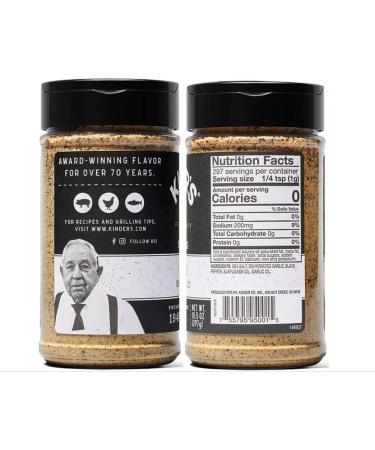 BETRULIGHT - The Blend Seasoning is gluten free non-GMO and no added MSG Kinder's The Blend Seasoning Salt Pepper and Garlic (10.5 oz.) Bundled with Betrulight Fridge Magnet 2 Pack The Blend - 2 Pack 134.66 g (Pack of 2) - Buy Online on GoSupps.com