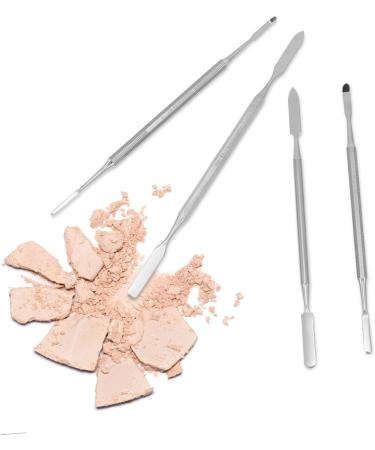 4 pi ces Spatules Cosm tiques Acier Inoxydable Double T te B tons de M lange Manucure Professionnels Accessoires Ongles Proth siste Ongulaire Faciles Nettoyer et Transporter - Buy Online on GoSupps.com