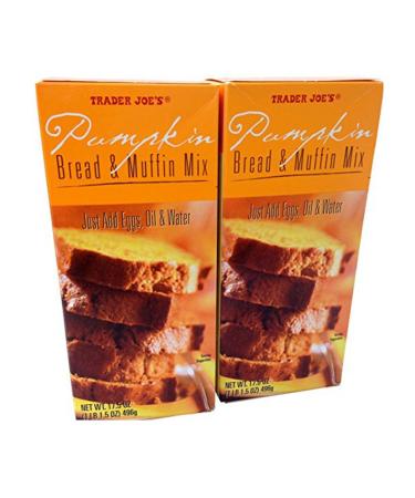 2 Pack Trader Joe's Pumpkin Bread & Muffin Mix 17.5 oz - Buy Online on GoSupps.com