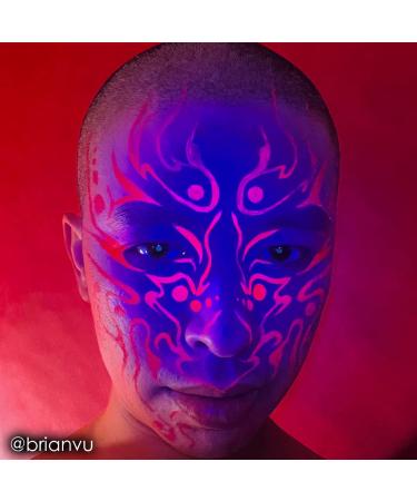 Mehron Paradise AQ Face & Body Color (40g) - Black Light Reactive Makeup for Face Body & Hair - Vulcan - Buy Online on GoSupps.com