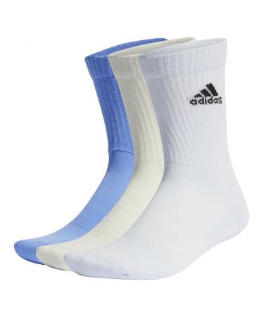 adidas Unisex Set of 3 Pairs of Old Socks L Blue /Linen Green/Blue