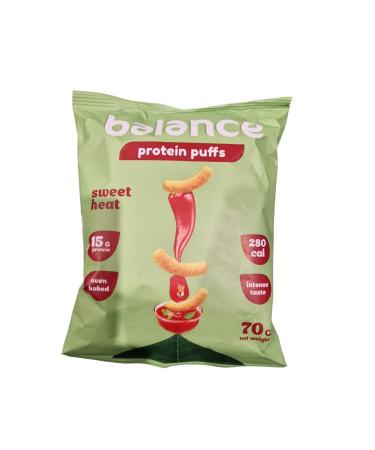 Balance balance protein 15 gram puffs sweet heat. 10X70 gram