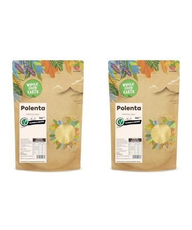 Wholefood Earth - Polenta 3 kg | GMO Free | Vegan (Pack of 2) 3.00 kg (Pack of 2)