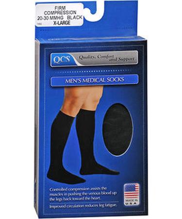 Socks Mens 20-30 F/S Blck**KPP Size: X-LGE