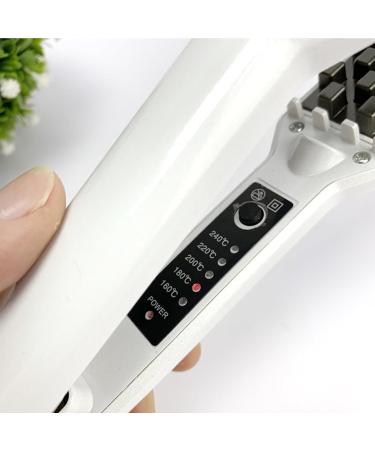 Negative Ion Volumizing Hair Iron Quick Heating Dual Use Hair Crimper and Curler Grid Design for Beautiful Curls Multifunctional Hairstyling Tool with Tourmaline (US US Plug - Buy Online on GoSupps.com