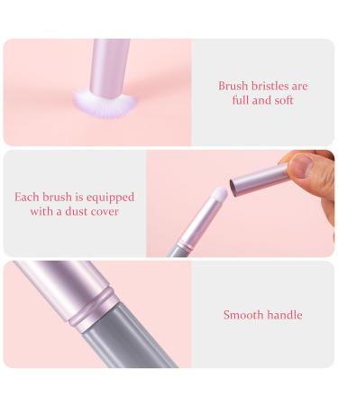 6Pcs Professional Lip Blending Brushes Set - Round Head Smudge Applicators for Lipstick Gloss & Concealer | Perfect for Flawless Makeup Application - Buy Online on GoSupps.com