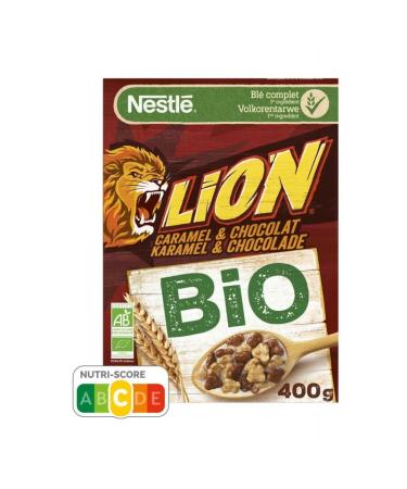 G n rique LION - Organic Cereal 400g: The delicious organic breakfast for an energy-filled day! - Pack of 3