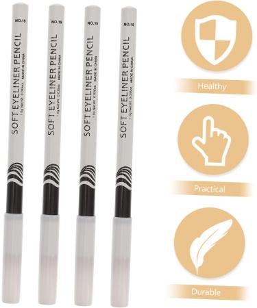 Healeved 48 Pcs Lying Silkworm Eyeliner Glitter Highlighter Waterproof Eyeliner Pen Eyebrow Pencil Wood White - Buy Online on GoSupps.com