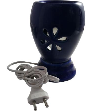India Meets India Thanksgiving Handicraft Ceramic Essential Oil Diffuser and 10ml Sandal Wood Essential Oil Aroma Diffuser Aromatherapy Diffusers Best Gifting Made by Awarded Indian Artisan - Buy Online on GoSupps.com