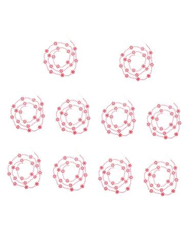 STOBAZA 10pcs Christmas Candy Bunches Garland Christmas Tree Ornaments Christmas Hanging Ornament Rattan
