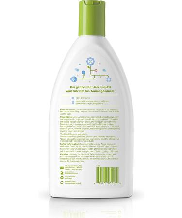 Babyganics Fragrance-Free Bubble Bath 20oz - Pack of 2 | Gentle & Hypoallergenic - Buy Online on GoSupps.com