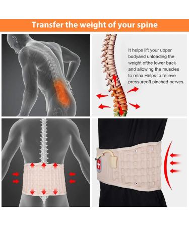 Buy Newfun Inflatable Lumbar Belt Decompression & Posture Correction Device for Muscle Pain Relief | International Shipping Available - Buy Online on GoSupps.com