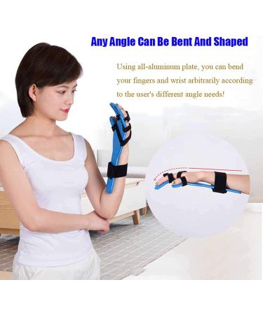 Cushion Finger Orthotics with Adjustable Sling Stroke Hand Splint Rehabilitation Training Equipment Rehabilitation Training (Size : Right) - Buy Online on GoSupps.com