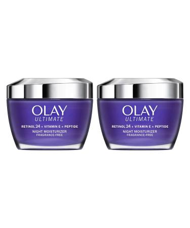 Olay Ultimate Retinol 24 + Vitamin E + Peptide Night Moisturizer (1.7 Oz 2 Pk)