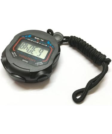LuckyStone Digital Stopwatch Timer - Professional Handheld LCD Chronograph for Sports, Fitness Coaches & Referees - Buy Online on GoSupps.com