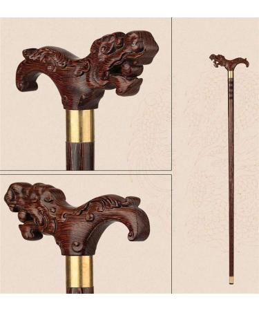 Walking Stick Wooden Leading The Elderly Cane Redwood Crutches Non-Slip Solid Wood Handle (C) powerfully - Buy Online on GoSupps.com