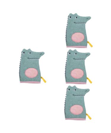 Beaupretty Baby Children's Bath Towel Baby Mitts Baby Mittens esponja para ba arse Infant Mittens Bath Gloves Baby Gloves Kids Gloves Kid Gloves Scrubber Toddler Double Sided Gloves