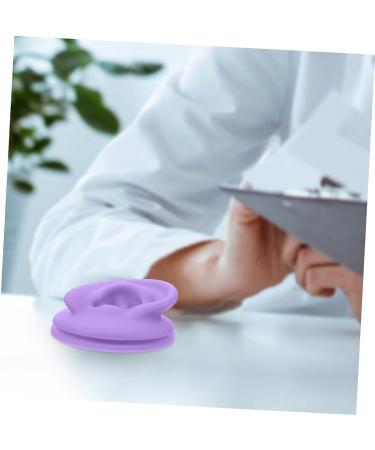 DOITOOL 2pcs Colored Ear Model Piercing Jewelry Earring Holder Stand - Purple Ear Displays for Practice - 6.5x6.5CM - Buy Online on GoSupps.com