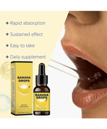 Banana Drops Supp_lement Extract Liquid Banana Drops 60ml Banana Drops Supplement Extract Liquid Women and Men(60ml*1) - Buy Online on GoSupps.com
