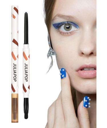 Eyeliner - Makeup Cream Gel Texture with Brush - Quick Drying Eye Liner Long Lasting Eye Pencil Makeup Supplies Shakven Denim Blue - Buy Online on GoSupps.com