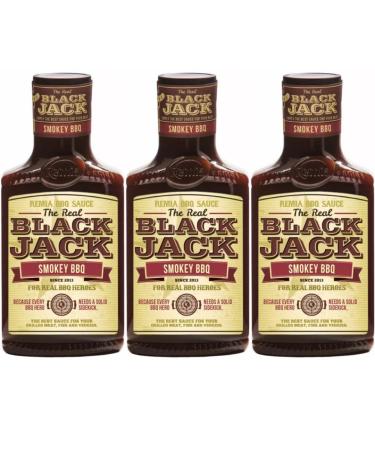 Remia Black Jack Smokey BBQ Saus Sauce 450 ml x 3 Pieces