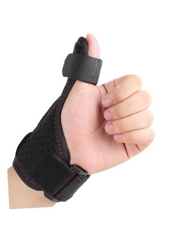 Yardwe Thumb Protector & Stabilizer Sleeve for Carpal Tunnel - Aluminum Shield Support for Hand & Thumb (24x9.5x1cm) - Black - Buy Online on GoSupps.com