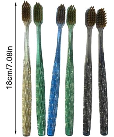 Buy Generic Soft Toothbrush Set | Portable & Travel-Friendly | 6-Pack Sensitive Bristles for Family & Women - Buy Online on GoSupps.com