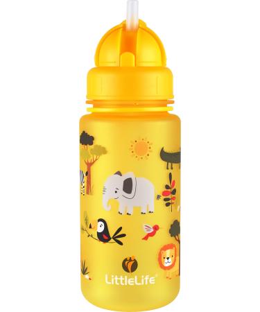 LittleLife Children & Toddler Water Bottle With Easy-Access Lid & Straw 400 ml Yellow