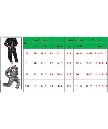 XX-Large Black Heavy Duty Sauna Suit for Men and Women - Weight Loss, Exercise, Slimming, Gym Fitness, Anti-Rip Sweat Suit - Buy Online on GoSupps.com