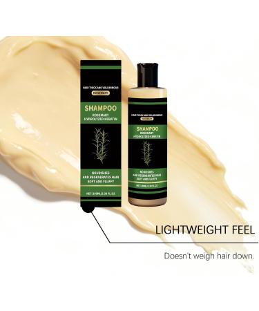  HNYXEQJL Rosemary Hydrolyzed Keratin Shampoo - Hair Growth Shampoo - Products to Thicken Thinning Hair - Volumizing and Strengthening Shampoo - For Men and Women - 3 - Buy Online on GoSupps.com