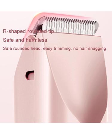 lonnalee Intimate Shaver for Women 2in1 Double Head Electric Shaver Bikini Trimmer Waterproof Wet and Dry Shaver for Face Body Legs and Bikini - Buy Online on GoSupps.com