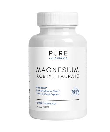 Magnesium Acetyl Taurate - 700mg - (ATA MG TauroMag) Magnesium Supplement - 60 Capsules