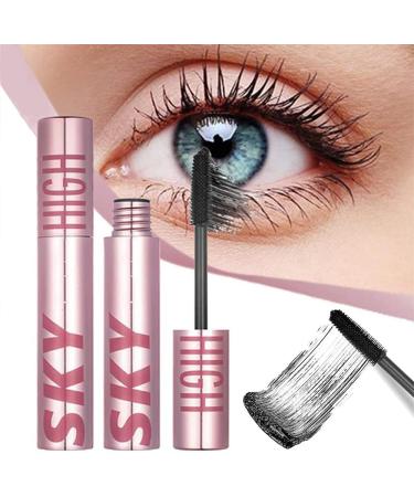 4D/5D Waterproof Lengthening Curling Mascara 4d Sky Mascara Millionlemon Black and Waterproof Smudge Proof Long Lasting Thicking Curling Mascara (2pcs) - Buy Online on GoSupps.com