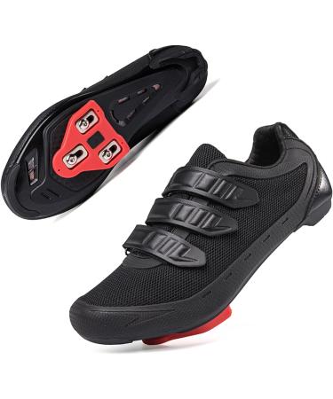 Noxnex Cycling Shoes | Compatible with Peloton SPD Pedal | Indoor Road Cycling Shoes | Size 10 Women/8 Men | Black - Buy Online on GoSupps.com