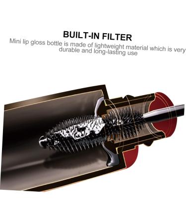 BIUDECO 10pcs Mascara Empty Tube Lip Glazes Tube Refillable Mascara Tube Makeup Mascara Plastic Silver - Buy Online on GoSupps.com