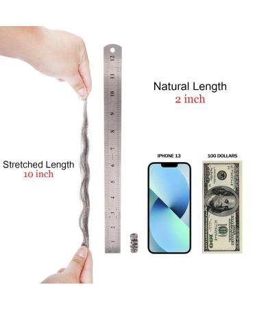 MIMAN 10 Inch Short Saniya Curls Crochet Hair 5-Packs, Black Mix Grey - Synthetic Braiding Hair for Black Women - Buy Online on GoSupps.com