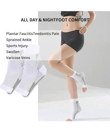 Buy Neuropathy Socks for Men & Women - Breathable Ankle Compression for Foot Pain Relief | Plantar Fasciitis Support (L/XL - Buy Online on GoSupps.com