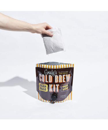 Grady's Cold Brew Coffee Pour & Store Kit - 36 Servings, Original Flavor - Buy Online on GoSupps.com