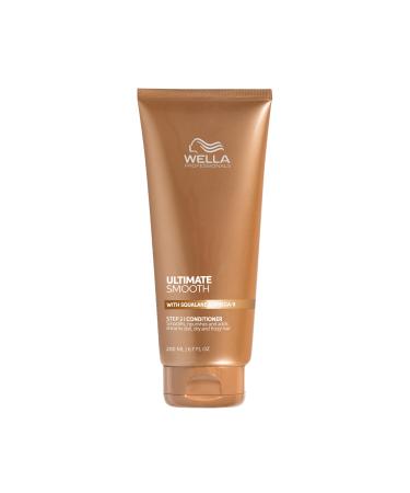 Wella Professionals Ultimate Smooth apr s-shampoing soin capillaire nourrissant avec du squalane et om ga-9 pour cheveux secs ternes et fris s (200ml) Apr s-shampoing 200 ml
