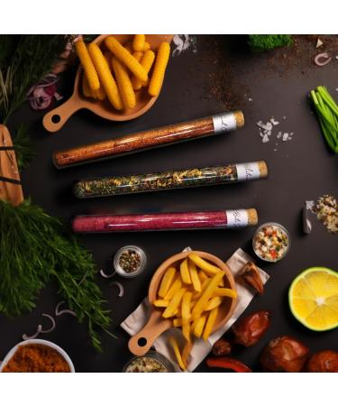 Veggielieben Spice Gift Set - Gourmet Spice Mixtures for Women | Flower Mix Beetroot Salt & Sweet Chili Dip | Perfect Birthday Gift (69g) - Buy Online on GoSupps.com