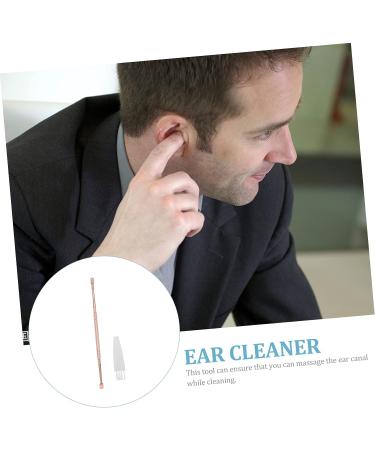 Healifty Spiral Ear Spoon Cleaner Tool - Dual Use Ear Wax Remover, Rose Gold 13X0.5CM - Buy Online on GoSupps.com