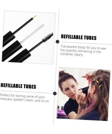 TOVINANNA 6pcs Eyeliner Eyelash Bottle Clear Lip Gloss Eyelash Cream Bottle Transparent Mascara Plastic 1 g (Pack of 1) As Shown - Buy Online on GoSupps.com