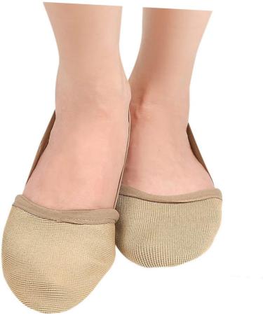 NOLITOY Invisible Toe Sleeve Half Palm Jazz Shoes - Gold Women's Heels Ballet Foot Pads & Non-Slip Insoles for Men & Girls - Buy Online on GoSupps.com