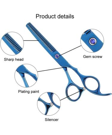 Hair Cutting Scissors Professional Barber Shears Set Scissors Haircut Thinning Texturizing Scissors Edge Hair Thinning Shear Scissors for Grooming Hairdressing - Buy Online on GoSupps.com